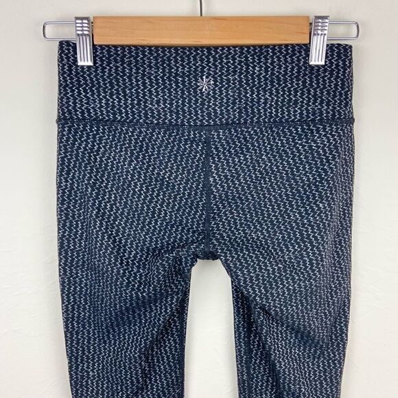 Athleta Chaturanga Heartbeat Tights - Black/Silver - Picture 7 of 8